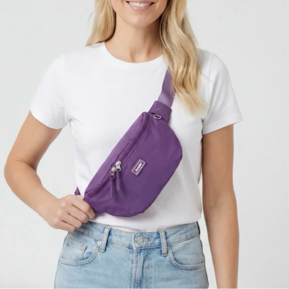 The Fold is Purple Crossbody Bag - Picture 2 of 8